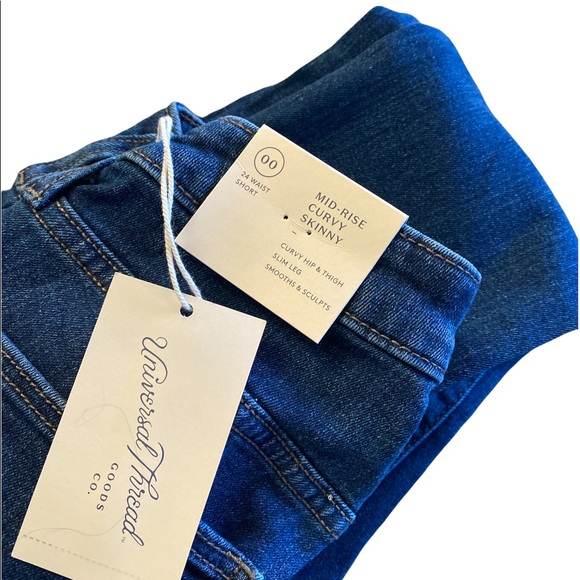 Universal Threads women’s mid-rise curvy skinny jeans size 24/00S - Picture 3 of 4